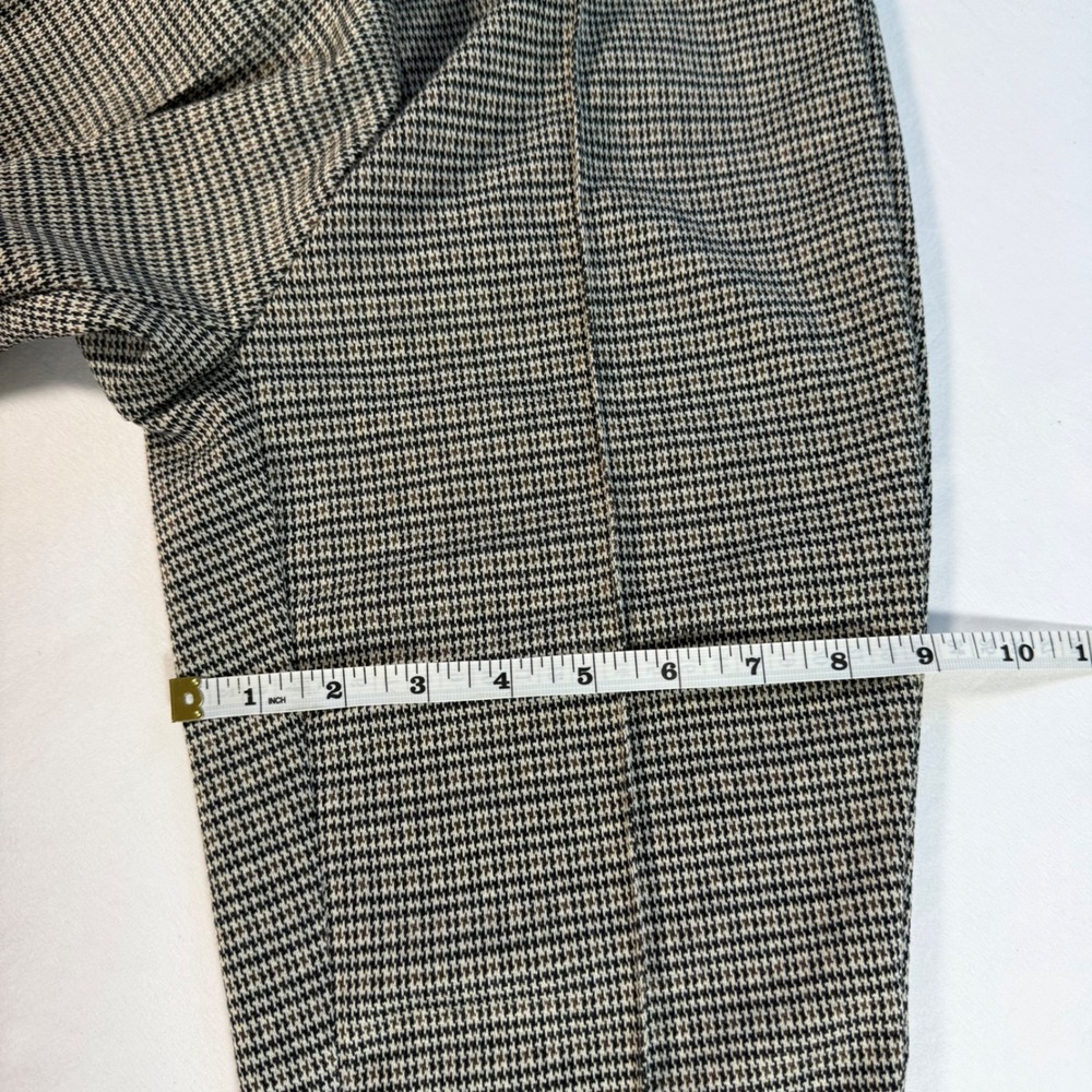 Jules & Leopold Houndstooth Leggings Brown Black Plaid Slim Pants JQ26566CHU New - Picture 9 of 12
